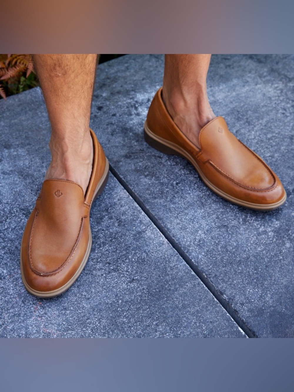 Amberjack The Loafer Men’s Dress Shoe In Honey Sz 10M